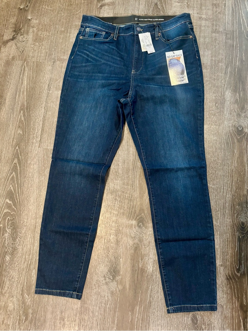 NWT NY&C Ultra High-Waist Super Skinny Dark Wash Jeans